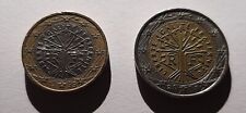 Monete da 1 e 2 euro francesi del 1999 e del 2011