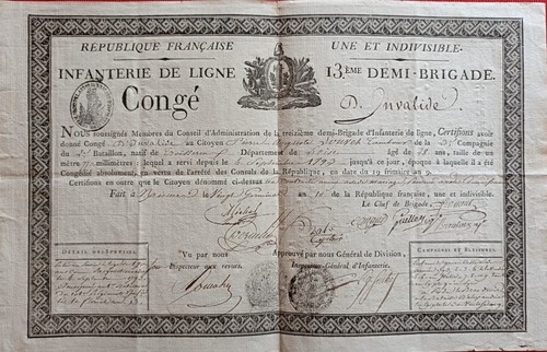 Napoleone napoleon congedo - -,