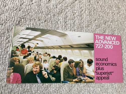 Rara brochure vintage boeing - rara,
