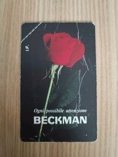 schede telefoniche italiane - Rara Omaggio Beckman Op59