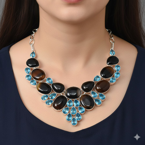 Collana argento sterling - argento,
