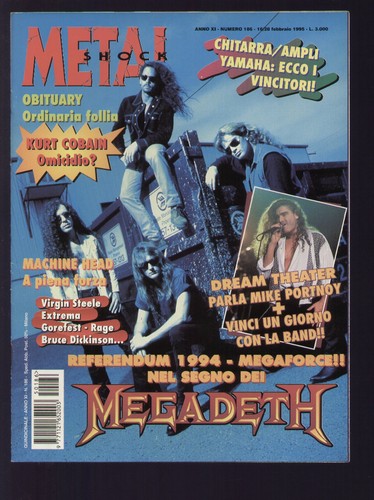 Metal shock 186 1995 megadeth - metal,