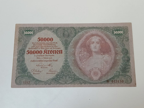 Banconota austria 000 - banconota, 50.000
