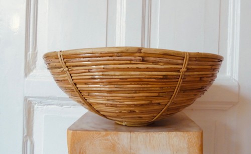 Grande ciotola cesto rattan