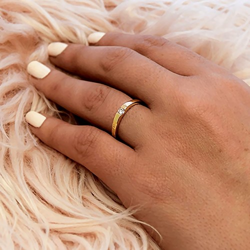 Anello oro giallo - oro,