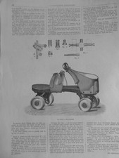 1876 Pattini Rotelle Skating