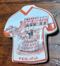 CALAMITA MAGNETE CERAMICA  FRIGO FRIGORIFERO SOUVENIR  CITTA' PERUGIA, rara!!!