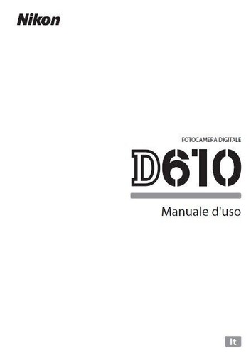 Per nikon d610 manuale - d610,