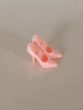 Barbie Shoes Peach Flower 80's
