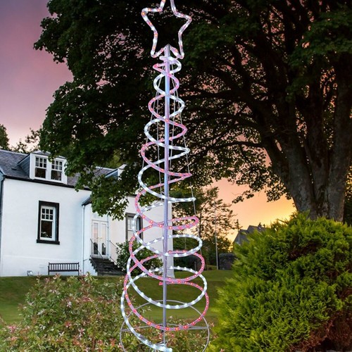 Albero natale luminoso - albero, di