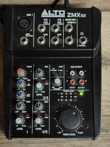 Alto zmx52 compact mixer - zmx52,
