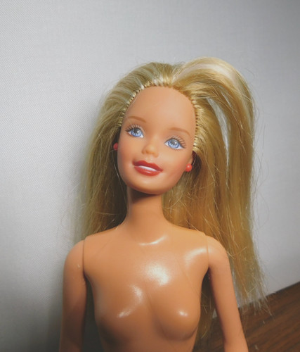 Bambola barbie capelli biondi - barbie,