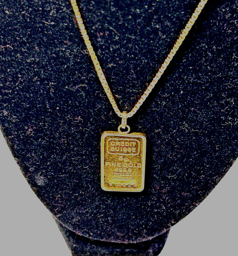 Lingotto oro 999 - ,9, smussato