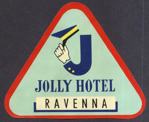 Adesivo bagagli jolly hotel - bagagli,