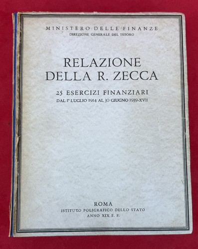 Relazione della regia zecca - della, zecca-