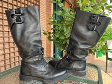 STIVALI ALTI BELSTAFF BANBRIDGE PELLE NERA STRINGATI TRIALMASTER DONNA DONNA 39