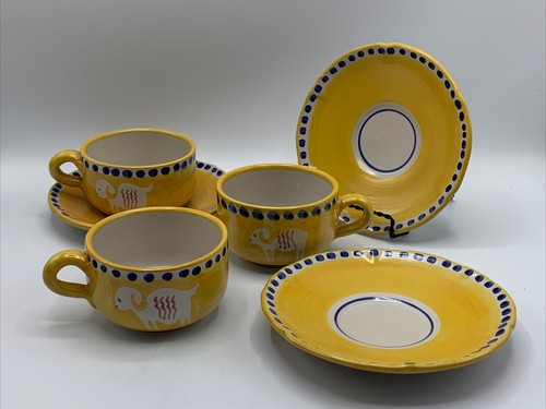 Set tazze piattini vietri - set,