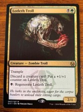MTG Wizards of the Coast Guild Kit 2018 Lotleth Troll #067/127 Usato