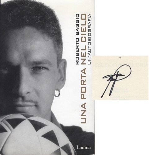 Roberto baggio libro autografo - libro,