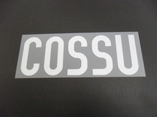 Cossu nome scritta maglietta - cossu, x