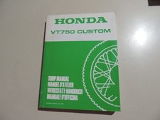 Manuale officina Honda VT 750 C Custom RC29 1987 repair manual e d'officina
