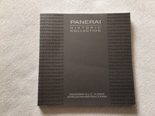 Libretto booklet panerai - booklet,