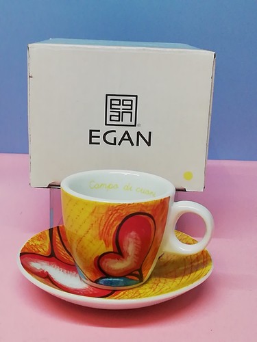 Egan campo cuori tazzina - campo,