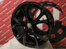 4 Cerchi Alfa romeo giulietta giulia stelvio 159 17 pollici neri