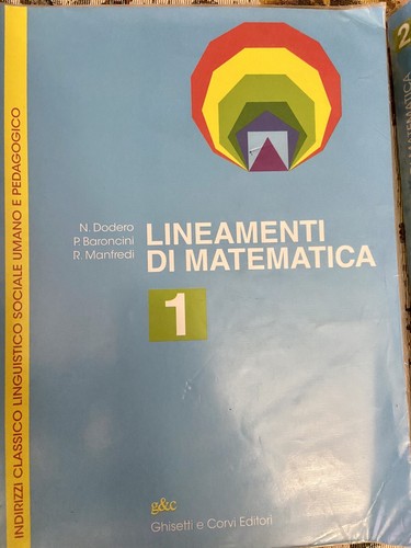 Lineamenti matematica - di, 1-