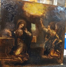 Bellissimo Dipinto Antico Del