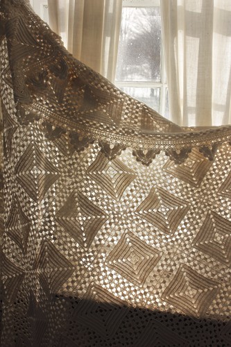 Copriletto vintage francese