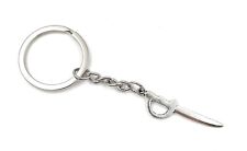 Schlüsselanhänger Antikes Säbel Schwert Dolch Silber Metall Anhänger Charm