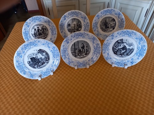 Antichi piatti ceramica - 6,