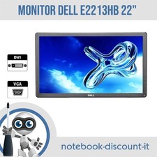 Monitor DELL E2213HB Schermo 22" per PC DESKTOP  DVI  VGA  1680x1050px  NO BASE