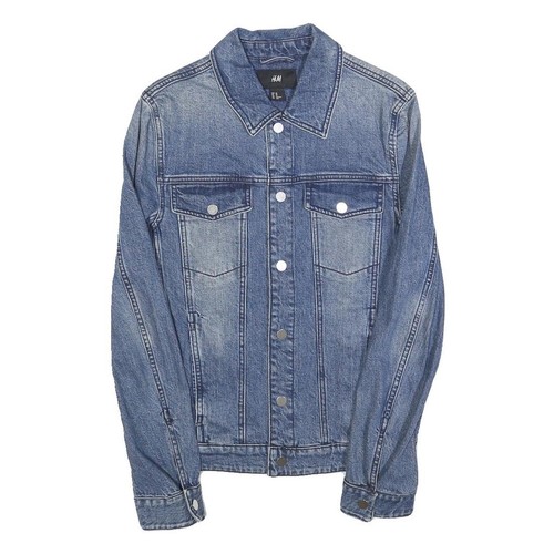 Giacca uomo blu denim xs - giacca,