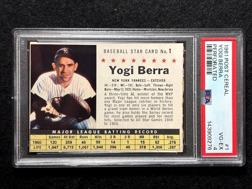 1961 post cereal yogi - post, #1