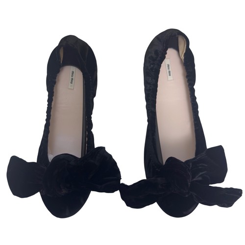 Ballerine miu velluto 39 - ballerine,