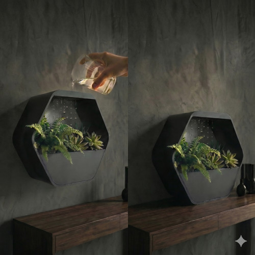 Vaso per interni - , esagonale