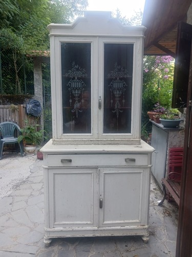 Vetrina credenza in legno - -,