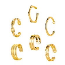  6 Pcs Orecchini A Clip