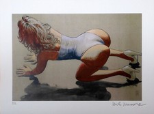 MANARA STAMPA FIRMATA PITTORE ALLEN JONES 2 P.A.