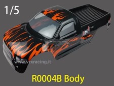 R0004B CARROZZERIA 1/5 OFF ROAD MONSTER TRUCK VERNICIATA COMPLETA DI ADESIVI VRX
