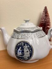 VENETIAN LAGOON GRANDE TEIERA IN FINE PORCELLANA DIPINTA A MANO VINTAGE