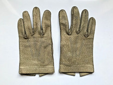 VECCHI GUANTI DONNA PELLE SCAMOSCIATA VINTAGE ORIGINALE ANNI ' 60