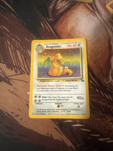 Dragonite fossil holo - 4/62,