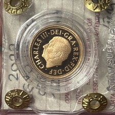 MONETA ORO REGNO UNITO CARLO
