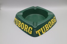 Posacenere portacenere Pubblicitario Birra Tuborg In Plastica Mebel, vintage