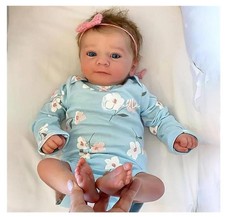 Lifelike reborn baby doll - 18",