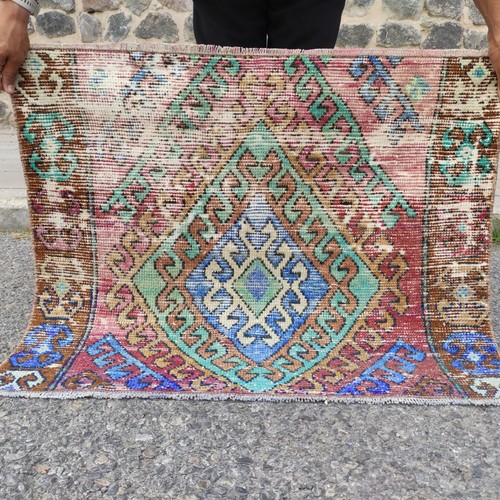 Antico tappeto turco - , vintage