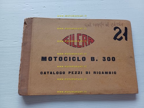 Gilera 300 1955 catalogo - 1955-56,